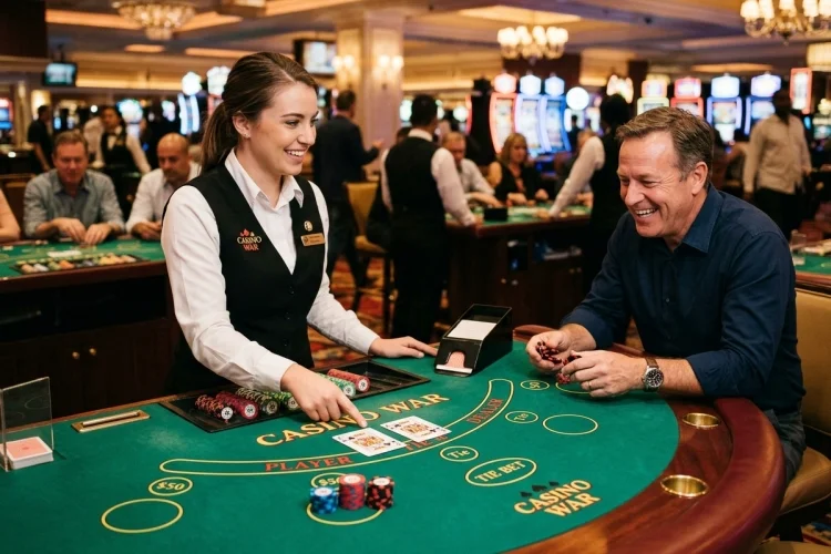 How to Play Casino War: Ties, War Bets, and Card Rankings